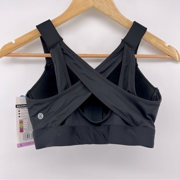 Layer8 Sports Bra Zip Front Closure Size S (32-34 A/B) Style# LWB0081-1 NWT - Picture 4 of 8